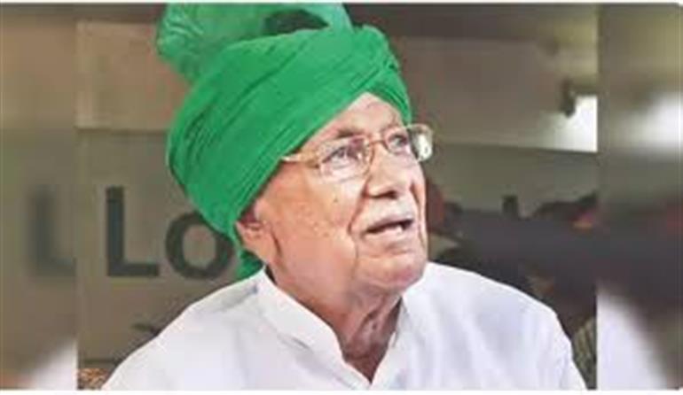 Himachal : Governor and CM mourn demise of former CM Chautala