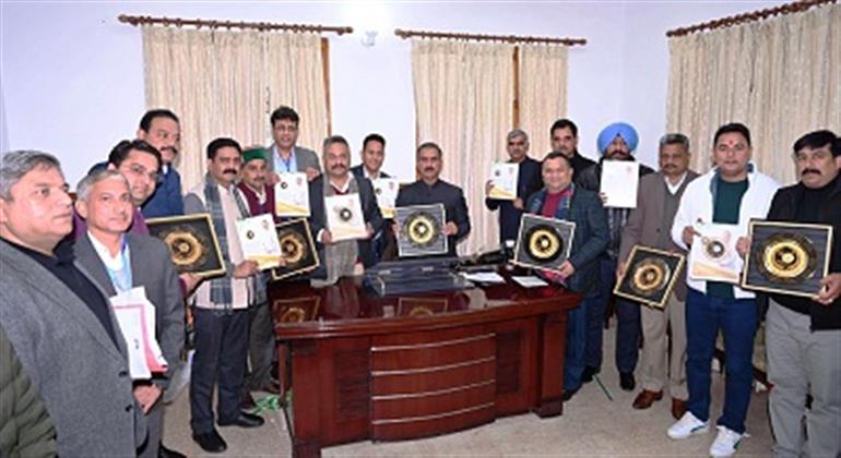 Himachal CM launches environmental calendar and 50 Year&39;s Golden Jubilee logo