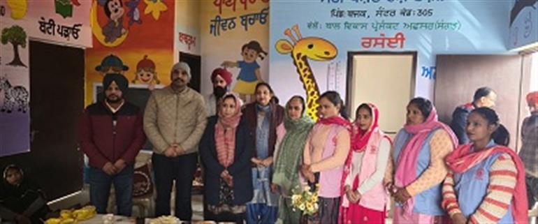 Cabinet minister Baljit Kaur Conducts Surprise Inspection at Bathinda's Anganwadi Centers