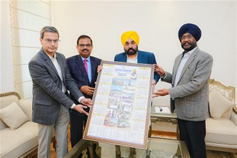 CM releases diary & calendar of the Punjab govt for the year 2025