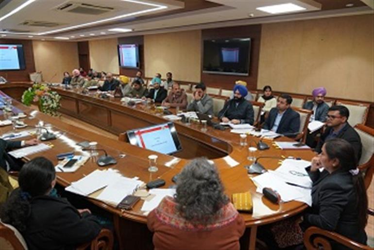 High-level meeting of Punjab State Advisory Board Chaired by Baljit Kaur