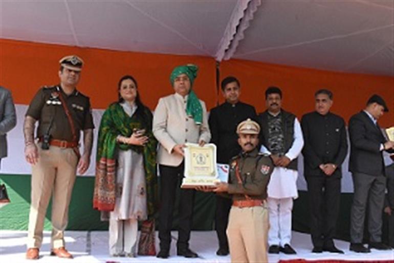 Cabinet minister Aman Arora unfurls national flag at Jalandhar