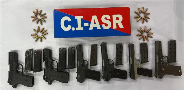 Six members of Kaushal Chaudhary Gang arrested by Punjab police, Six pistols recovered