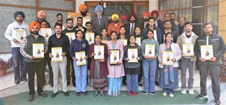  Harbhajan ETO handover Appointment letters to 35 Assistant Engineers