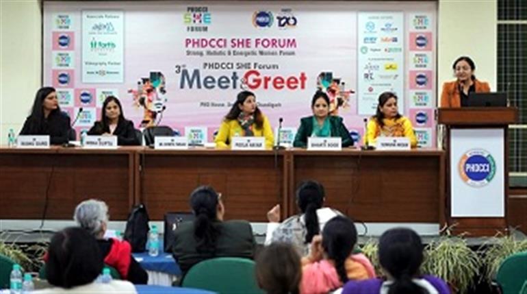 PHDCCI SHE Forum Chandigarh Hosts Expert Talk on Women’s Health and Career Development