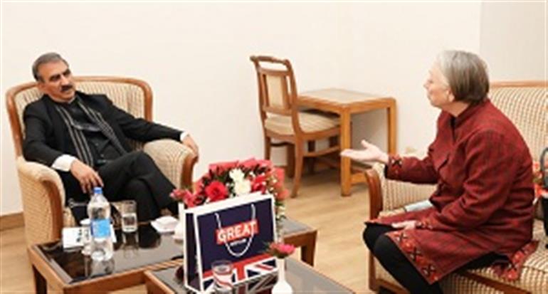 Himachal : British Deputy High Commission Delegation meets CM to strengthen UK-HP ties