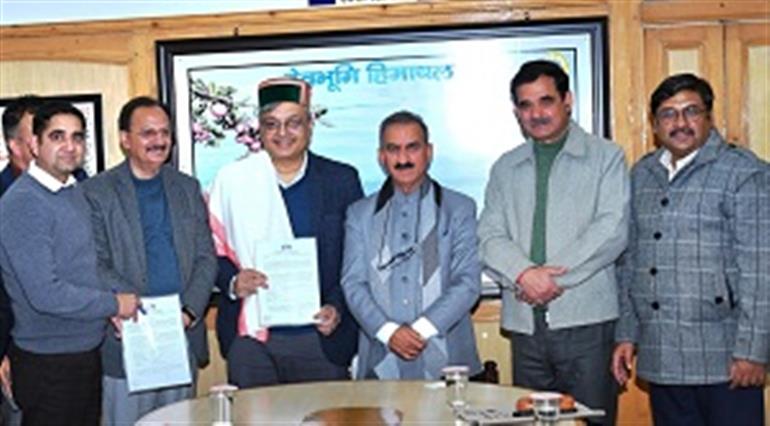  Himachal : MoC inked for India&39;s first integrated API, Green Hydrogen and Ethanol facility