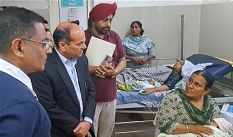  Principal Secretary Health visits Sangrur Civil Hospital