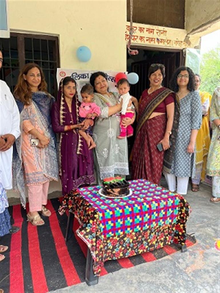 Libraries inaugurated at anganwadi centres in village Budanpur and village Kedarpur 
