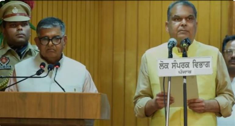 Newly-elected AAP MLA Arora inducted into Punjab Cabinet