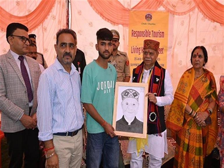 Governor visits mystic village at Khajjiar, lauds district administration for promoting rural tourism