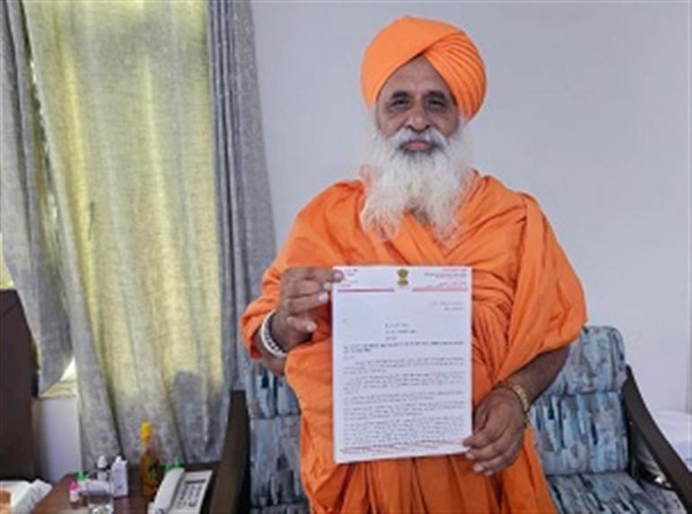  Sant Seechewal Writes letter to RS Deputy Chairman and UPAM Over Parliament Disruptions