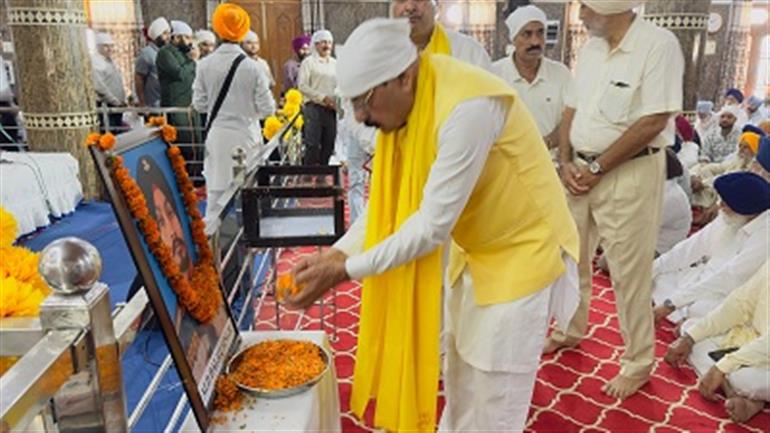 Heartfelt obeisance paid to Martyr ALD Daljeet Singh at his Bhog and Antim Ardas Ceremony