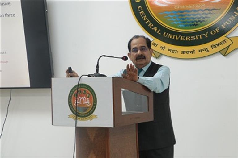 Special Lecture Series by Prof. A.P. Dash Held at CU Punjab