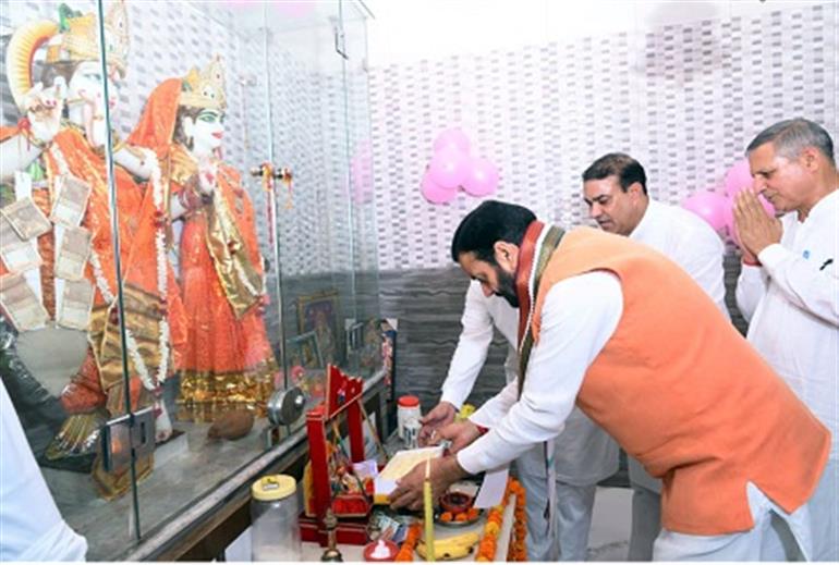 Haryana CM attends the Krishna Janmashtami Celebrations in Kurukshetra