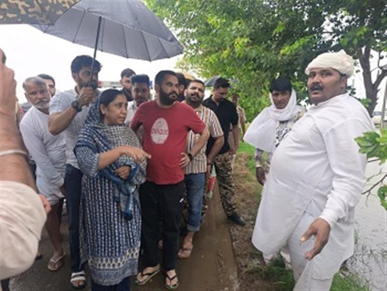 Cabinet Minister and MLA Reach Out to Flood-Affected Villages with Relief Material