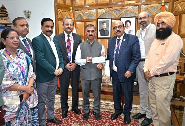 Himachal : Rs 1.55Cr contributed towards Aapda Rahat Kosh
