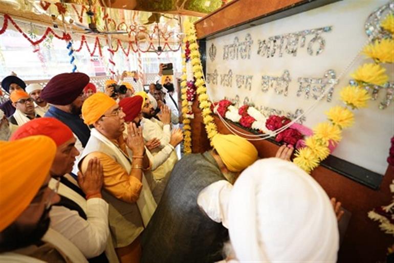 Mann govt seeks blessings of Guru Sahib for embarking events to mark 350Th Martyrdom day of Sri Guru Tegh Bahadur Ji