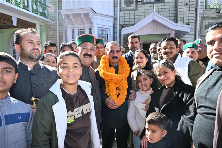 Delegation from Nachan Assembly Constituency Meets CM Sukhu 