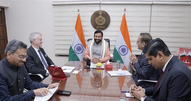 CM Saini meets Canadian High Commissioner in Chandigarh