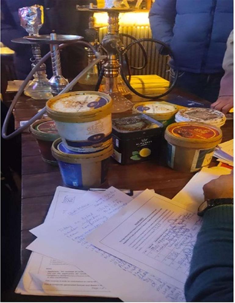Himachal : State Flying Squad Cracks Down on Illegal Sheesha (Hukkah) Service in Shimla