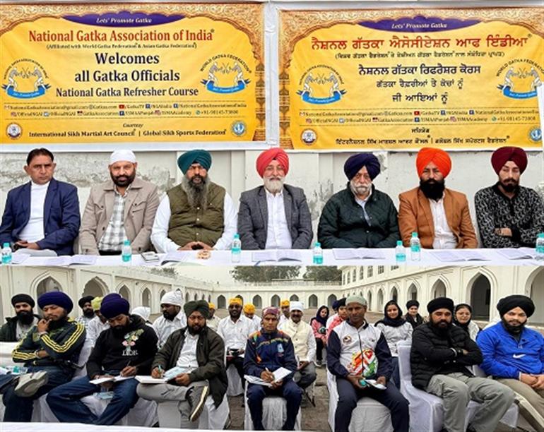 Gatka officials converge in national refresher course ; WGF introduces black card for players’ unruly conduct