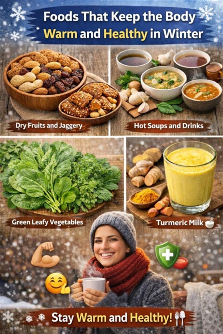 Winter Foods That Keep the Body Warm and Healthy 🍲 