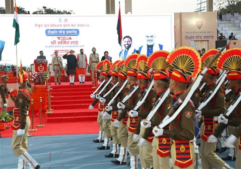 5,061 Personnel Inducted into Haryana Police in the Presence of Amit Shah