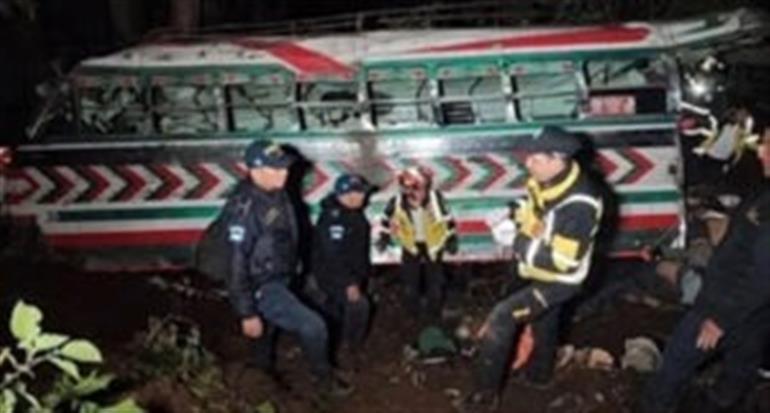 Tragic Road Accident in Guatemala: Bus Plunges into Deep Ravine, 15 Dead 