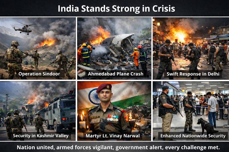 India Stands Strong on Every Front, Unity and Courage Shine Even in Crisis 