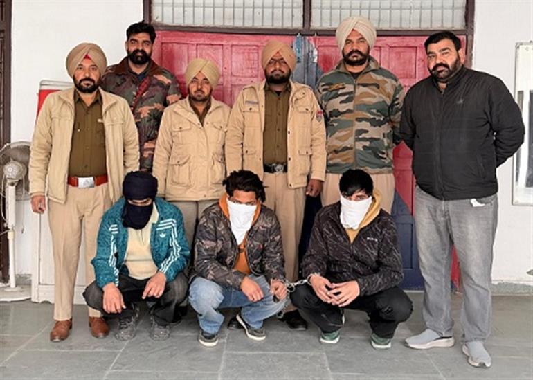 Targeted killing averted in Bathinda: Three linked to Arsh Dalla gang held with 4 Pistols