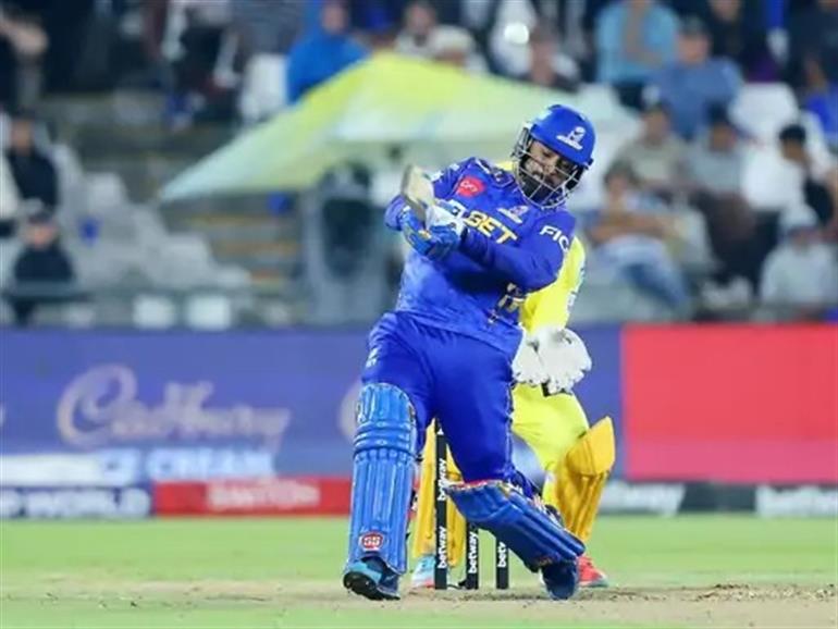 MI Cape Town Register First Win in SA20, Beat Joburg Super Kings by 4 Wickets via DLS