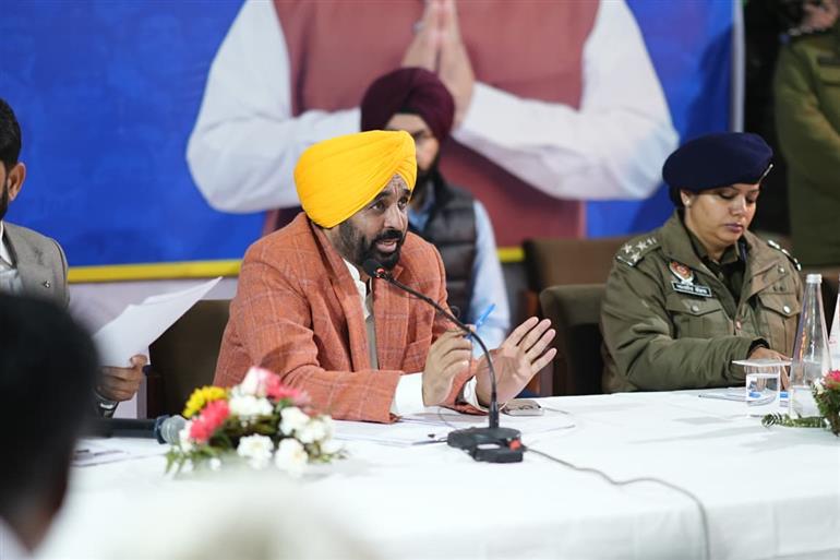 Chief Minister Bhagwant Singh Mann Calls to Turn ‘War Against Drugs’ into a Mass Movement 