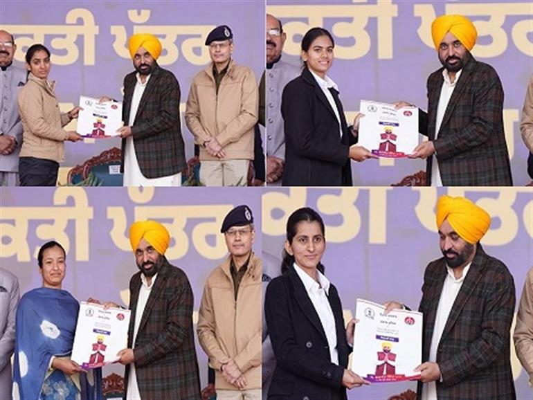 Mann hands over appointment letters to 1,746 constables