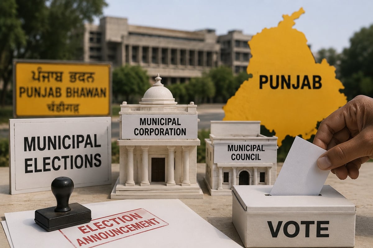 Punjab Municipal Corporation and Council Polls to Be Announced Today; State Election Chief Calls Press Meet, Voting Likely by Month-End