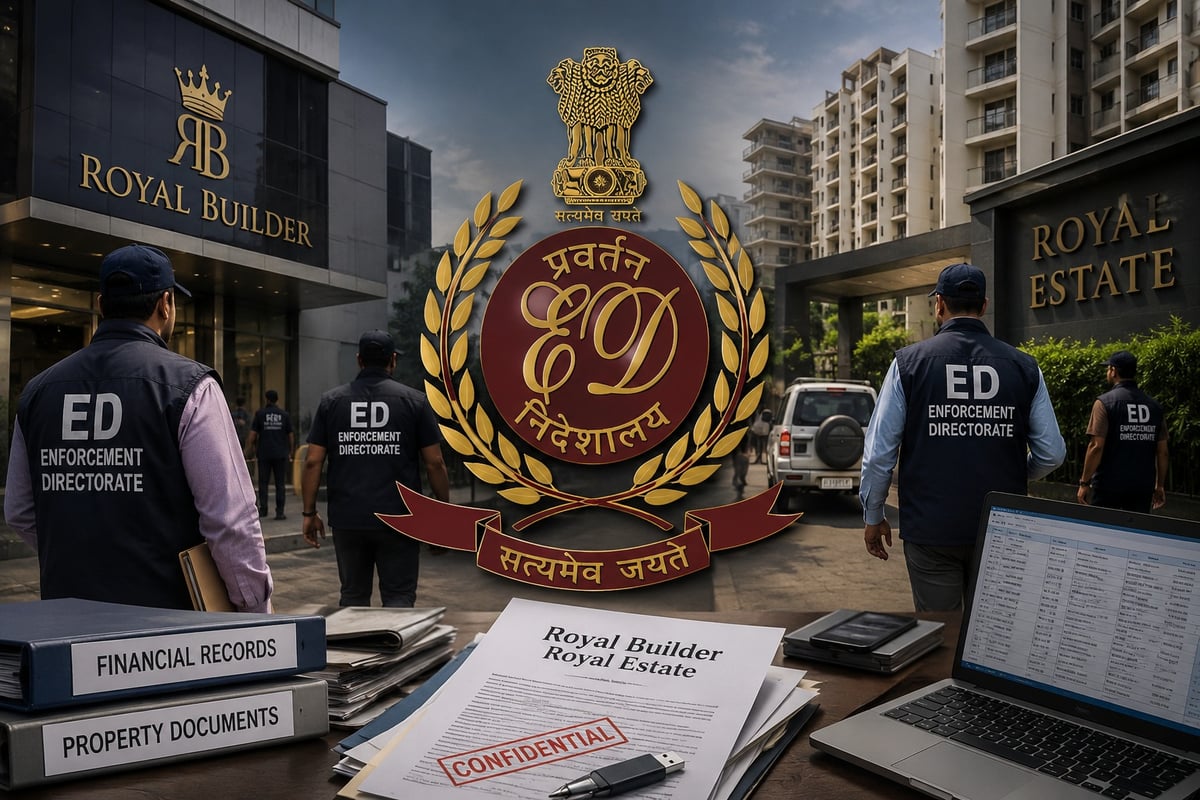 ED Conducts Multi-permises Raids Linked to Royal Builder, Royal Estate in Punjab-Chandigarh Region