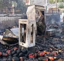 Fire Breaks Out at Fruit Market in Kapurthala; 7 Shops Destroyed
