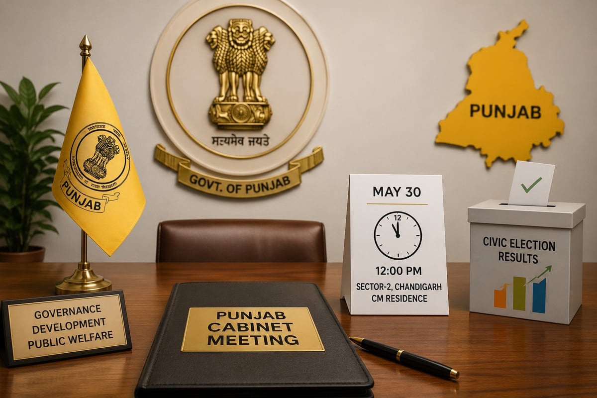 Punjab Cabinet to Meet After Civic Poll Results, Key Decisions Likely