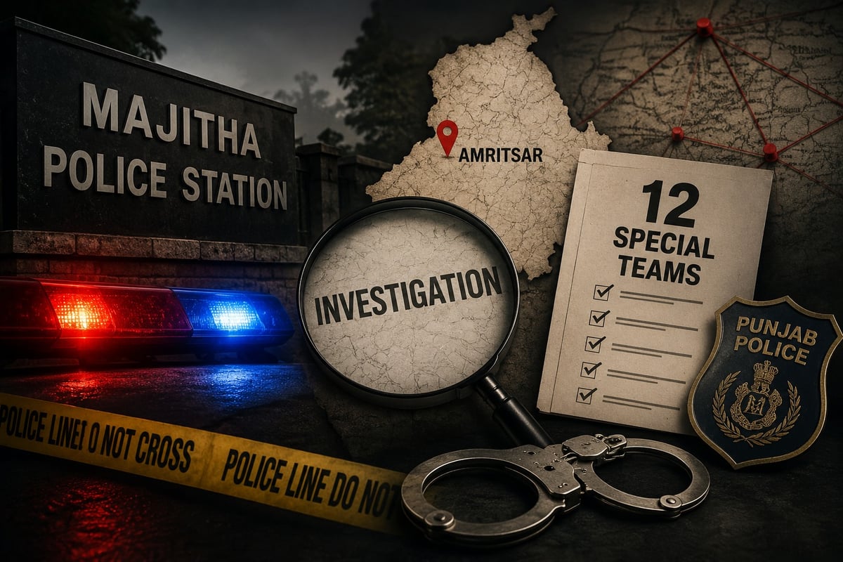 Punjab Police Forms 12 Special Teams in Majitha Police Station Attack Case, Reaches Bikram Majithia’s Residence