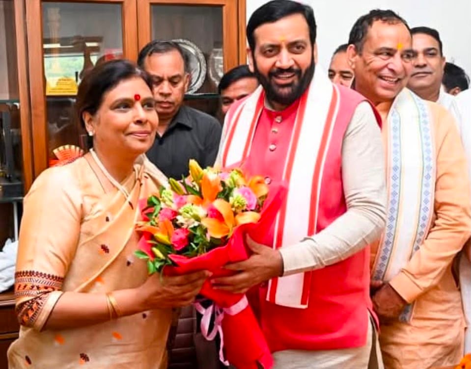 Haryana BJP Gets First Woman State Chief; Archana Gupta Assumes Charge