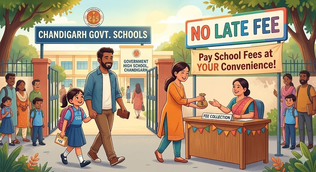 No Late Fee in Chandigarh Government Schools; Parents Can Pay Fees at Their Convenience