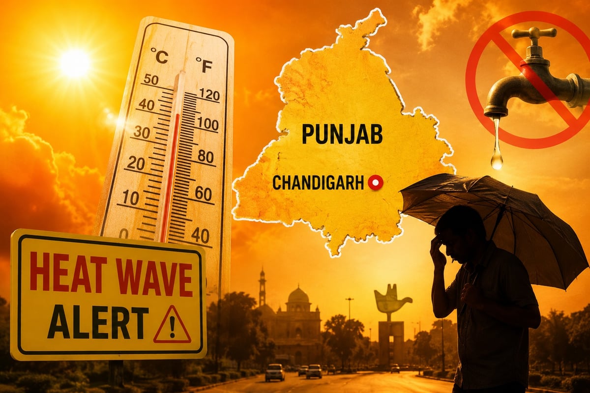 Heat Wave Returns to Punjab and Chandigarh; IMD Issues Yellow Alert Till June 11