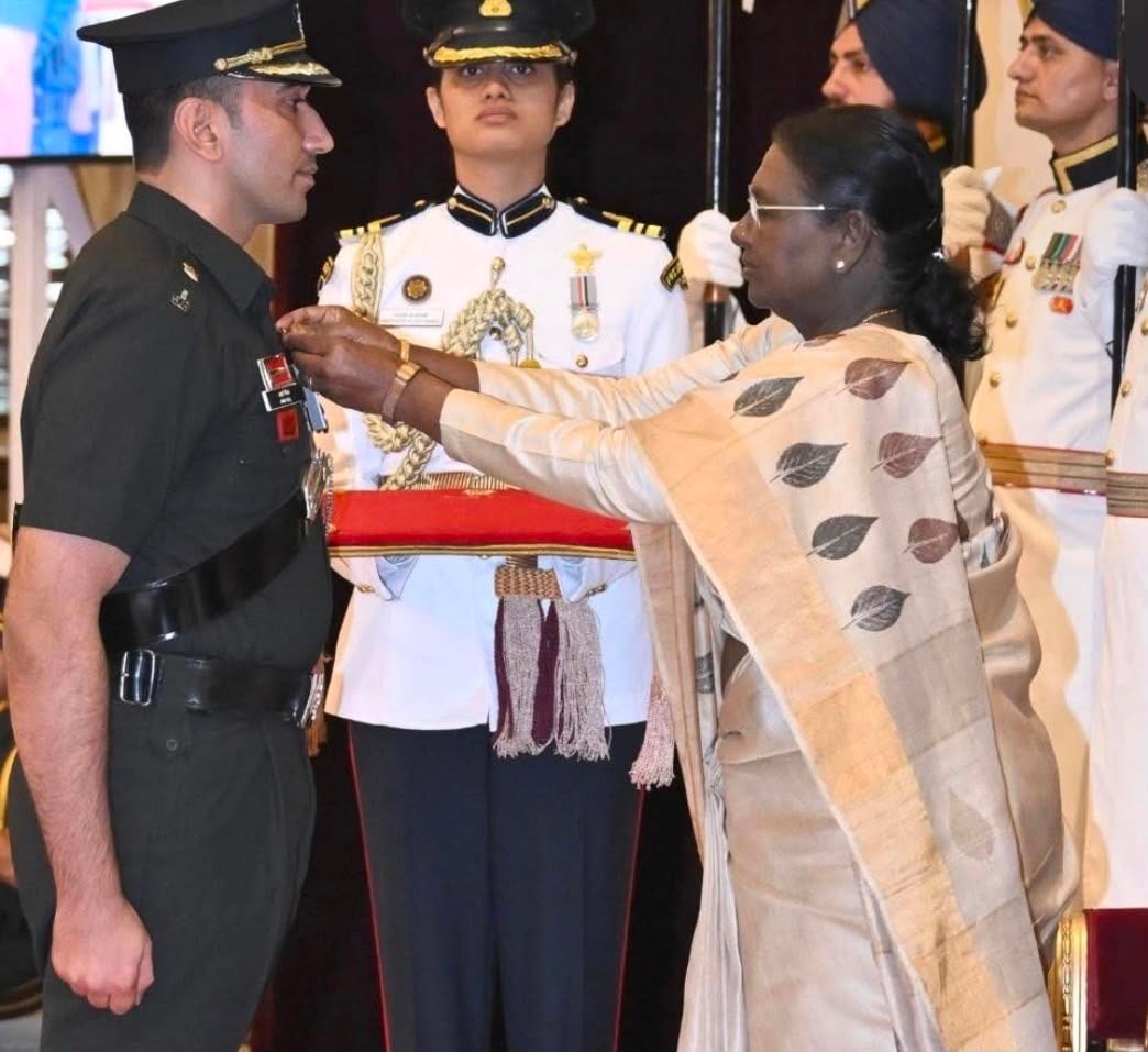 Mohali Army Officer Major Arshdeep Singh Gill Conferred Kirti Chakra for Bravery in Manipur Operation