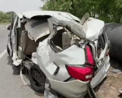 Wedding Car Overturns in Haryana's Jind; 2 Groom's Friends Killed, 7 Injured
