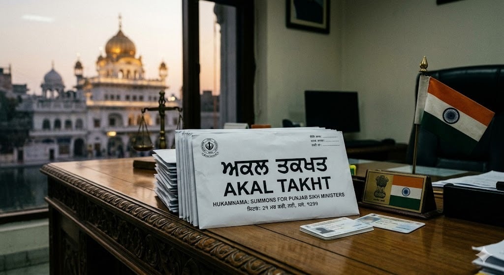 Akal Takht Summons Punjab Sikh Ministers: Political and Religious Tension Escalates