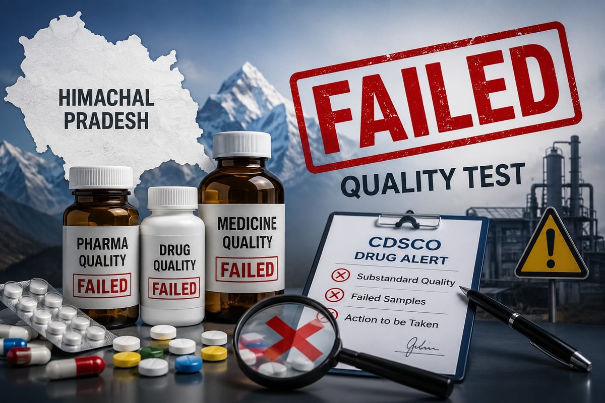43 Himachal-Made Drugs Fail Quality Tests in May; 264 Samples Found Substandard in First Five Months of 2026