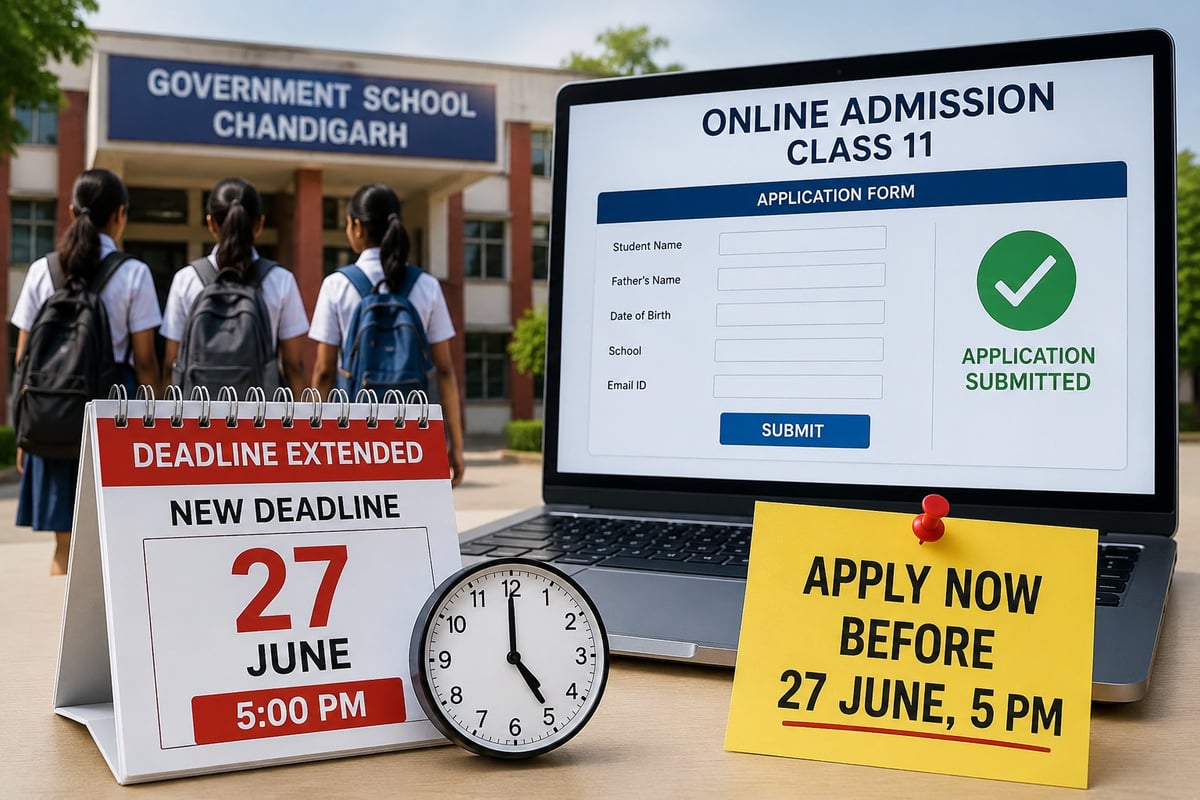 Relief for Students: Chandigarh Government Schools Extend Class 11 Admission Date