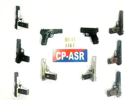 Amritsar Police Bust Cross-Border Illegal Arms Smuggling Network, 4 Arrested; 10 Pistols Recovered