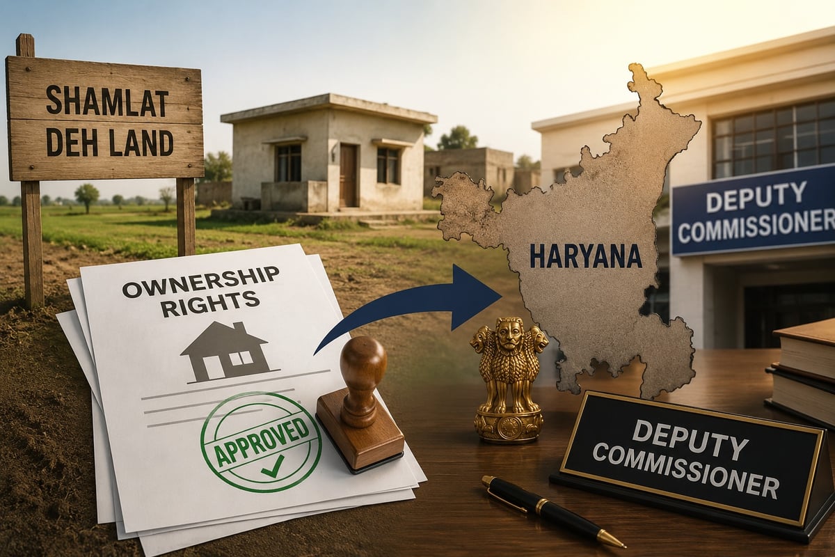 Haryana Eases Ownership Rights for Shamlat Land Occupants; DCs Empowered to Approve Claims
