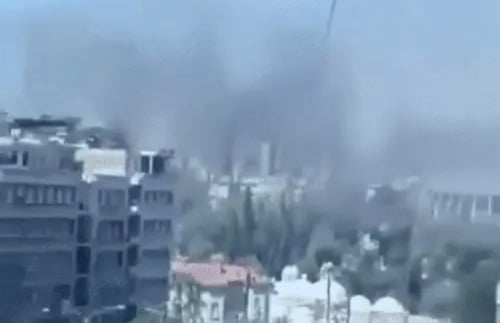 Explosion Near Hotel Hosting French President Macron During Syria Visit